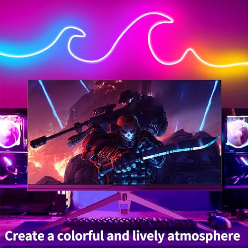 Segrass 30M RGB LED Neon Rope Strip Light with Remote/APP Control, 24V IP65 Waterproof Flexible for Bedroom Room - Image 3