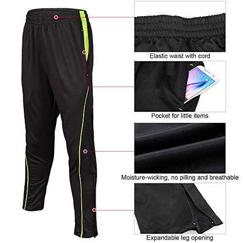 Ajcoflt Calças de corrida dos homens Cônicos Slim Fit Sweatpants com bolso Esportes Jogging Basquete
