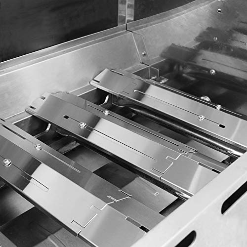 image for Uniflasy Universal Adjustable Stainless Steel Heat Plate Shield, Heat 