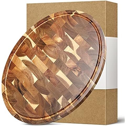 HEZHEN Acacia Wood Cutting Board Cover