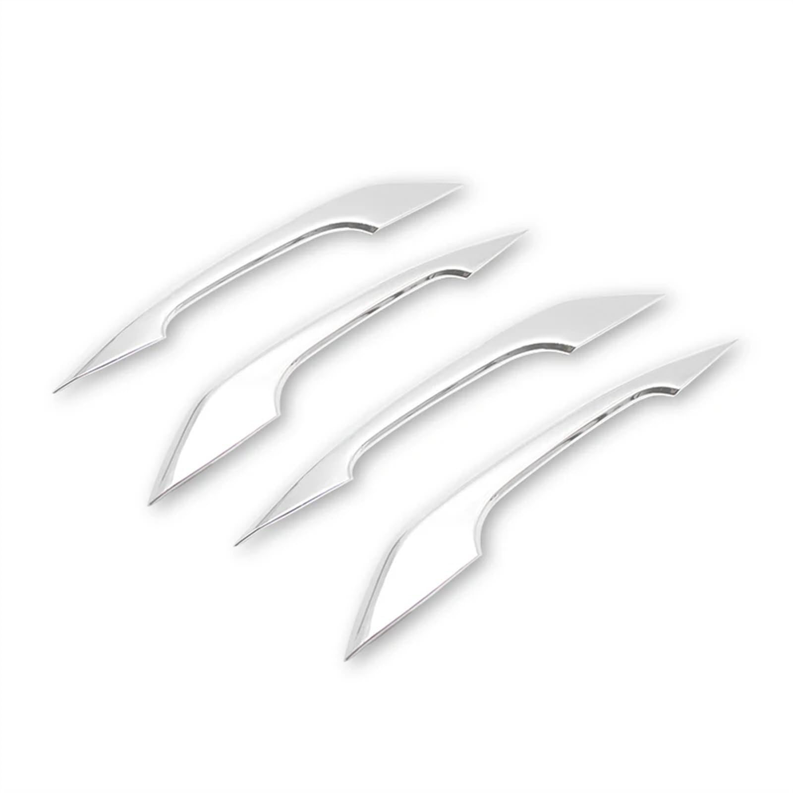 Lzbzhb Silver Car Exterior Outsidedoor Handle Car Exterior Door Handle Decoration For For A4 For B9 For A5 For F5 For Q5 For Fy 2017 2018 2019(Silver)