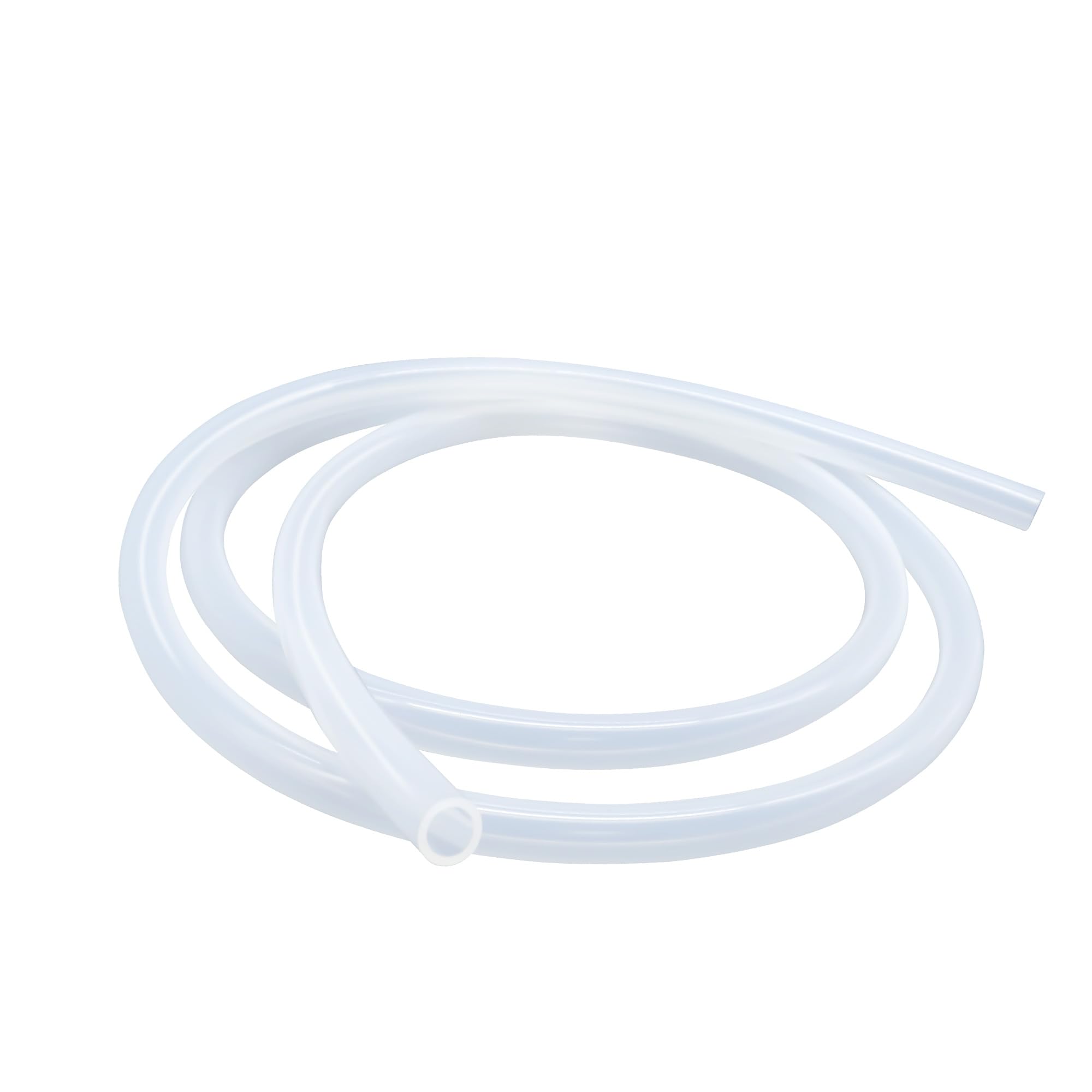 LAVMHAB Silicone Tubing Food Grade Hoses 9mm x 12mm, Length 2 Meters (6.5ft), Flexible Silicone Rubber Tube Air Hose Water Pipes