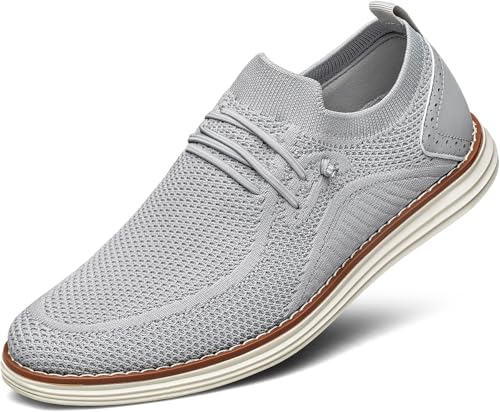 Breeze Shoes Men Ultra Lightweight Loafers Breathable Mesh Slip-ons Comfortable Men's Dress Shoes Casual Business Dress Sneakers Office Footwear Walking Zapatos