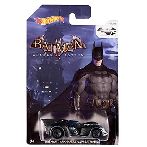 Preisvergleich Produktbild Hot Wheels Batman 75th Anniversary: Batman Arkham Asylum Batmobile