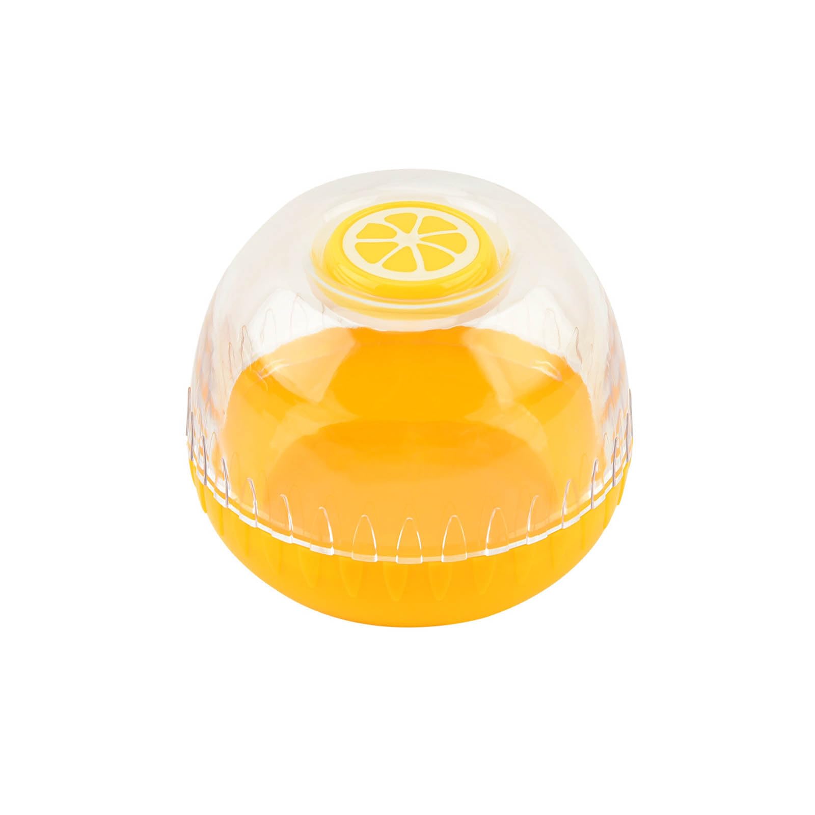 Kalttoy Yellow Food Storage Container For Freshing Produce Fruit Bowl For Avocadoes Lemon Tomato Kitchen Organization Dishwasher Safe Produce Container