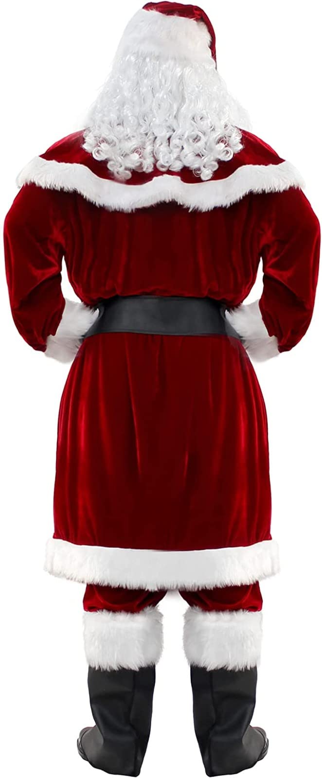 Kerstman verkleedkleding kostuum/pak - rood - volwassenen - compleet