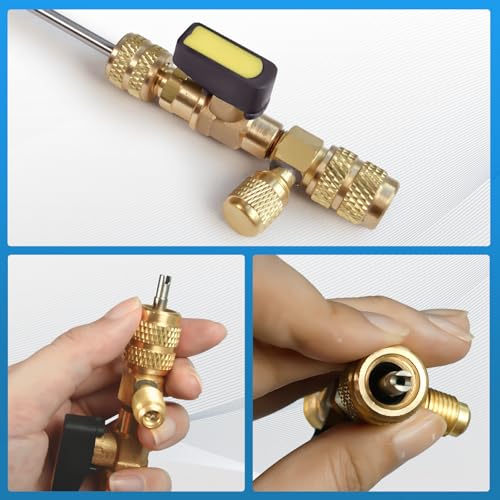 Herramienta para remover e instalar núcleos de válvulas Schrader miniatura 4