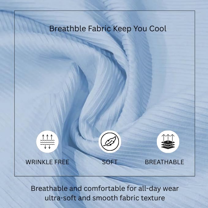 Image of GRECIILOOKS Men's Formal Button Down Shirt - Slim Fit Polycotton Shirt's for Men | Textured Full Sleeve| Business & Meeting Ready (Available in Plus Size)