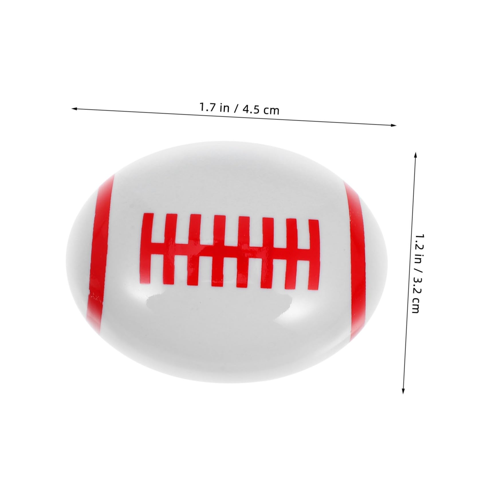 balacoo 2pcs Cartoon Rugby Ball Knobs Sports Door Handles for Kids Easy Installation Versatile for Cabinet Drawer Pulls