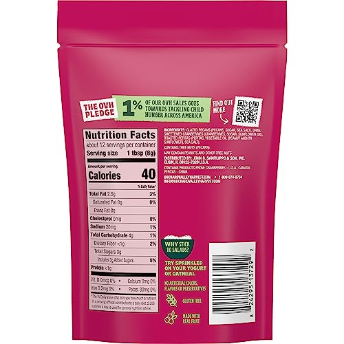 Image of Orchard Valley Harvest Salad Toppers Glazed Pecans, 3.5 oz, Pack of 6