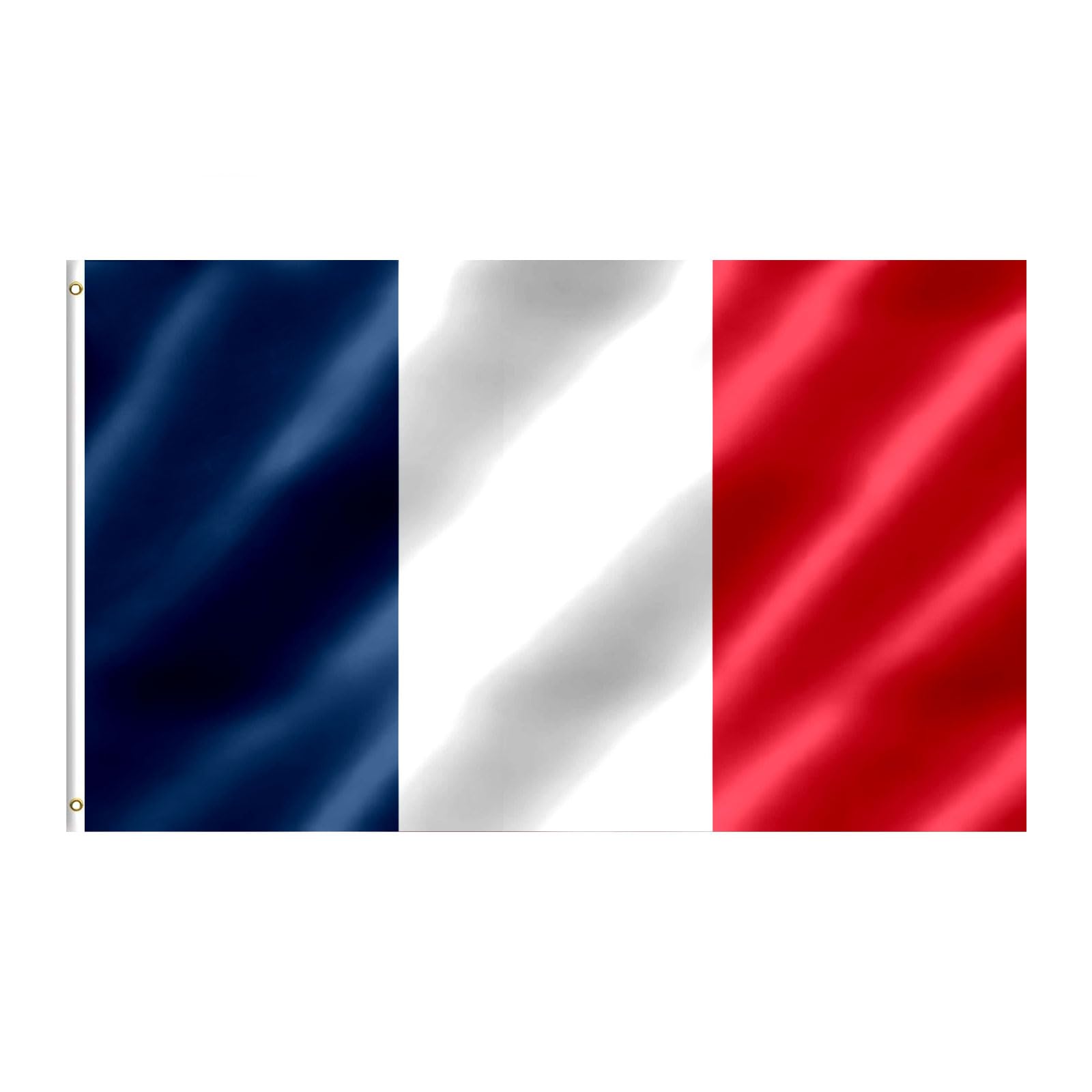 French Flag 3x5 FT France Flag With Brass Grommets Fade Proof For Outdoor Decor(France)