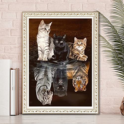 Diamond painting animal grand strass cristal broderie point de croix premium
