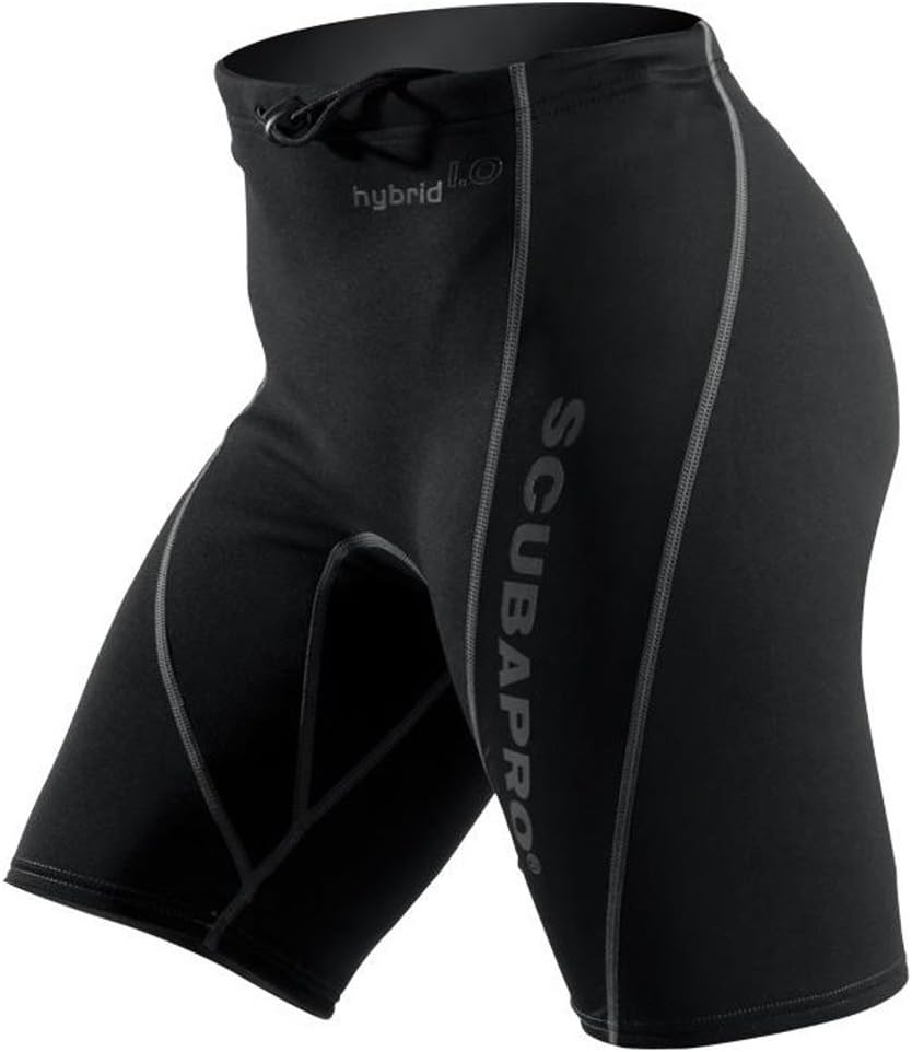 Scubapro 1mm Hybrid Shorts (Black, Medium)