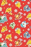 Pokémon Weihnachts-Geschenkpapierrolle - 4 Meter langes offizielles Pokémon-Geschenkpapier - Festliches Geschenkpapier für Kinder & Fans