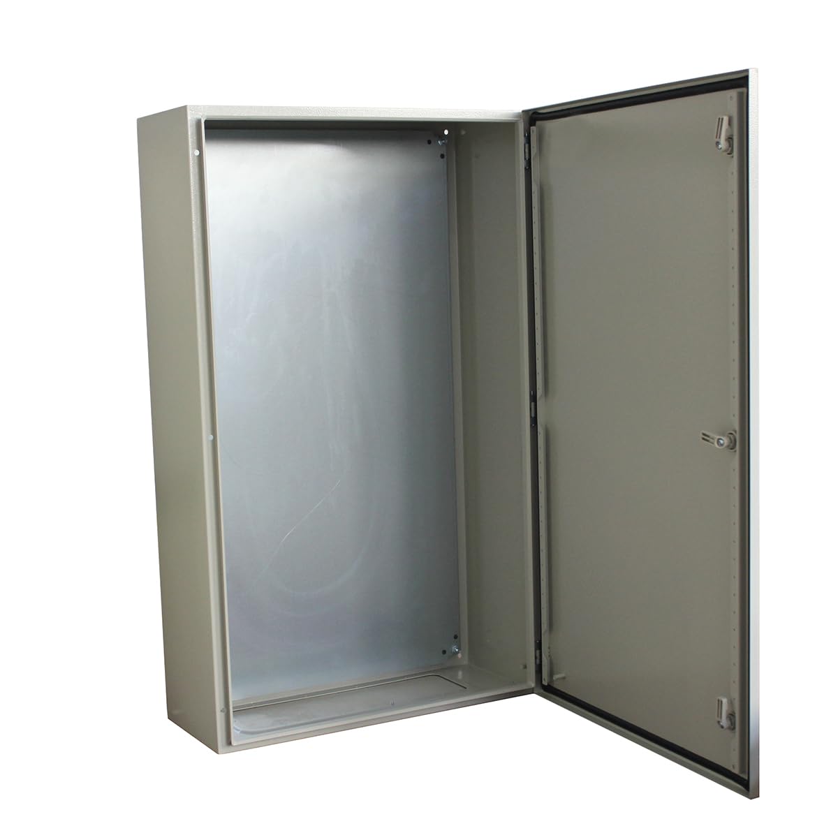 RS PRO Stahl Wandgehäuse RAL 7032 IP66, HxBxT 600 mm x 500 mm x 150mm