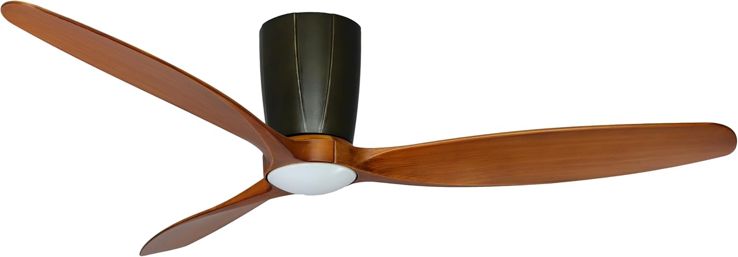 TroposAir Flagler 52 in. WiFi Integrated LED Indoor/Outdoor Matte Pure White Ceiling Fan with Light and Remote Control