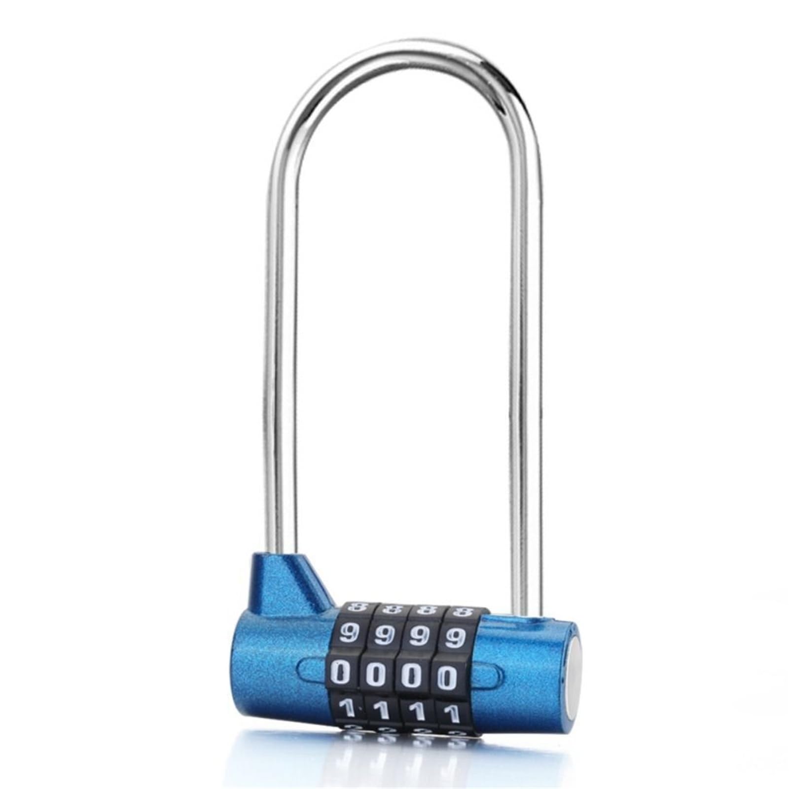 Bghyjkol Blue Padlock Lengthened Shackle Lock
