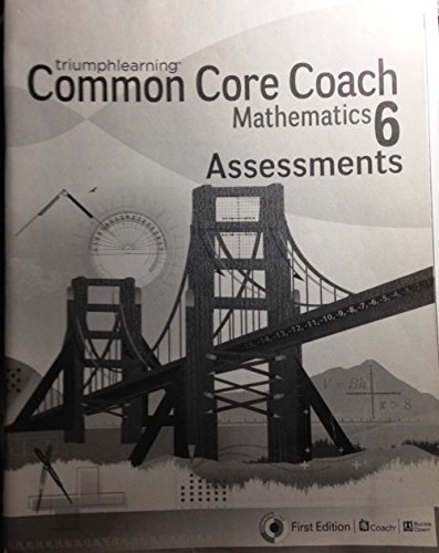 Amazon.com: Common Core Coach Mathematics Assessments Grade 6: ...