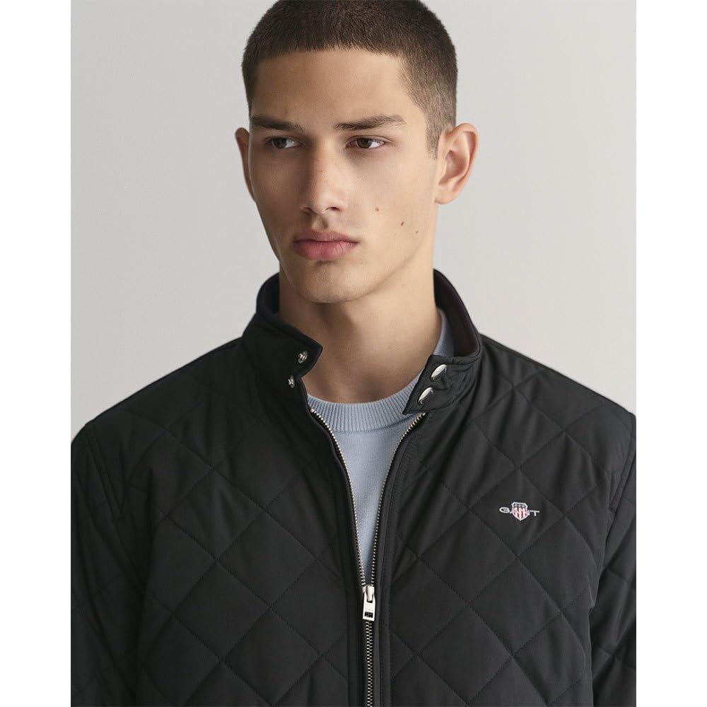 GANT Uomo Giacca Imbottita Per Antivento, Evening Blue