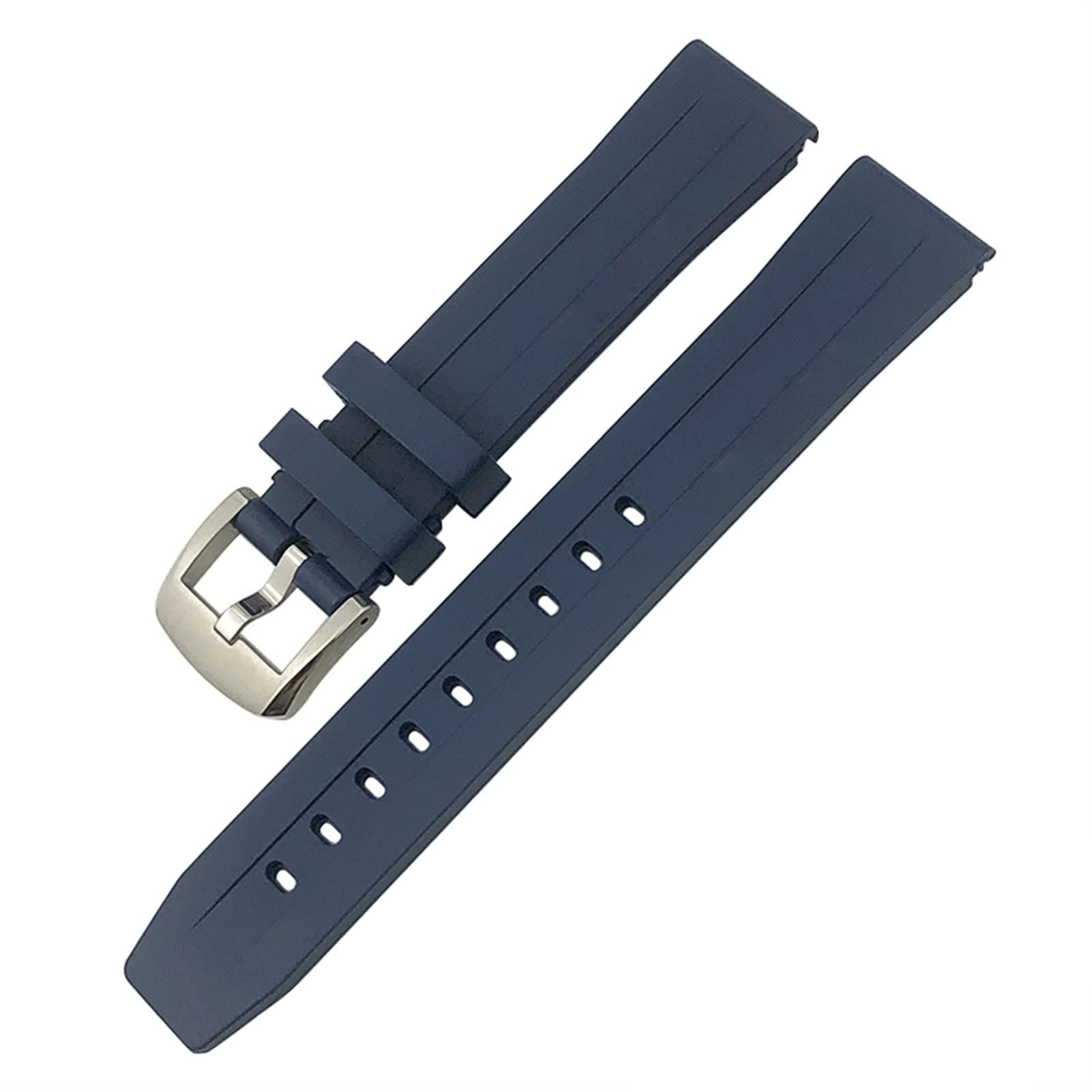 Bracelet caoutchouc bleu 19mm idéal pour plongée et sport sur Tissot Seastar 1853