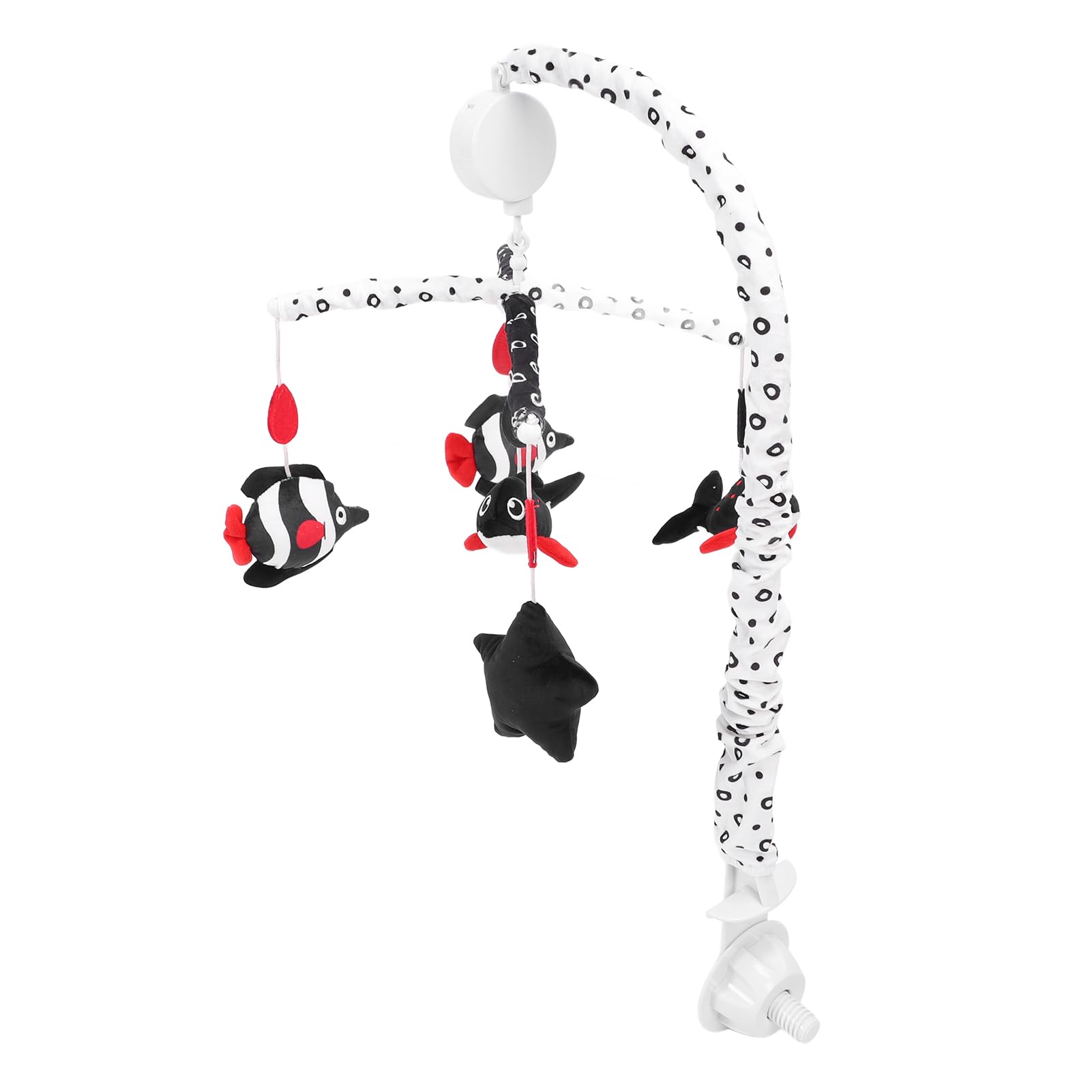 Generic Giostrina Musicale con Accessori in peluche. Vivaci Colori rosso. Suono Rilassante per il Sonno del Bambino (oceano)