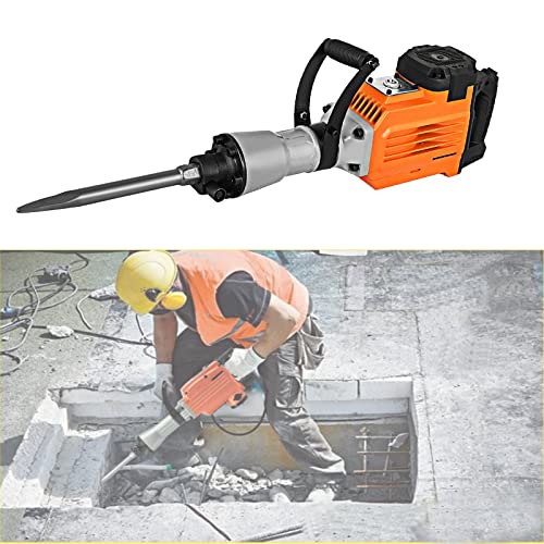 inBEKEA Elektrischer Abbruchhammer mit Flachmeißel und Spitzmeißel Ergonomischer 360° drehbarer Griff für den Abbruch von Beton und Mauerwerk