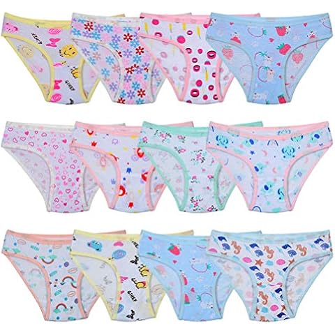 Kidear Toddler Soft Cotton Underwear Baby Panties Kids Girls Briefs Knickers Cover
