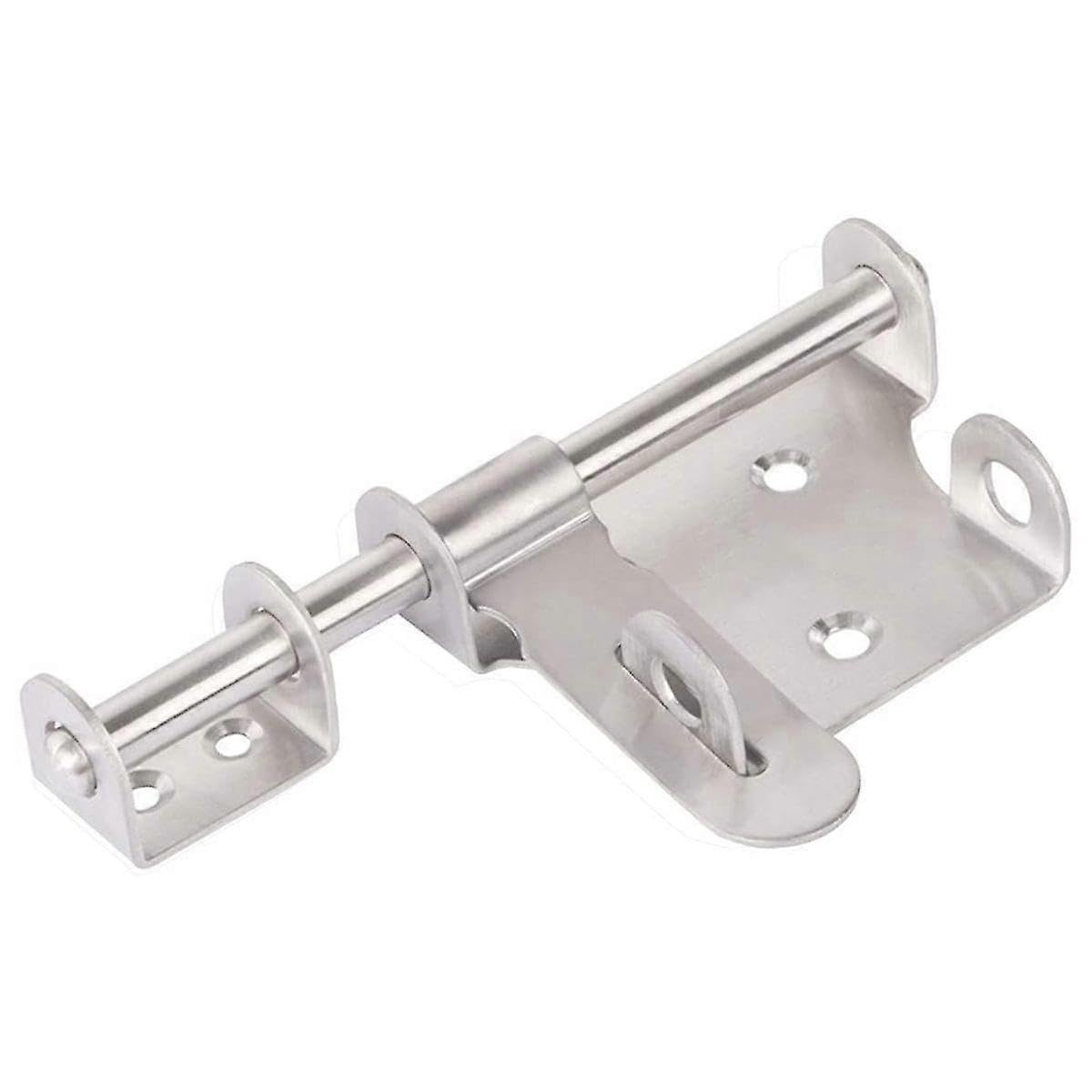 Joyhappst Image Color Sliding Door Lock Stainless Steel With Padlock Hole