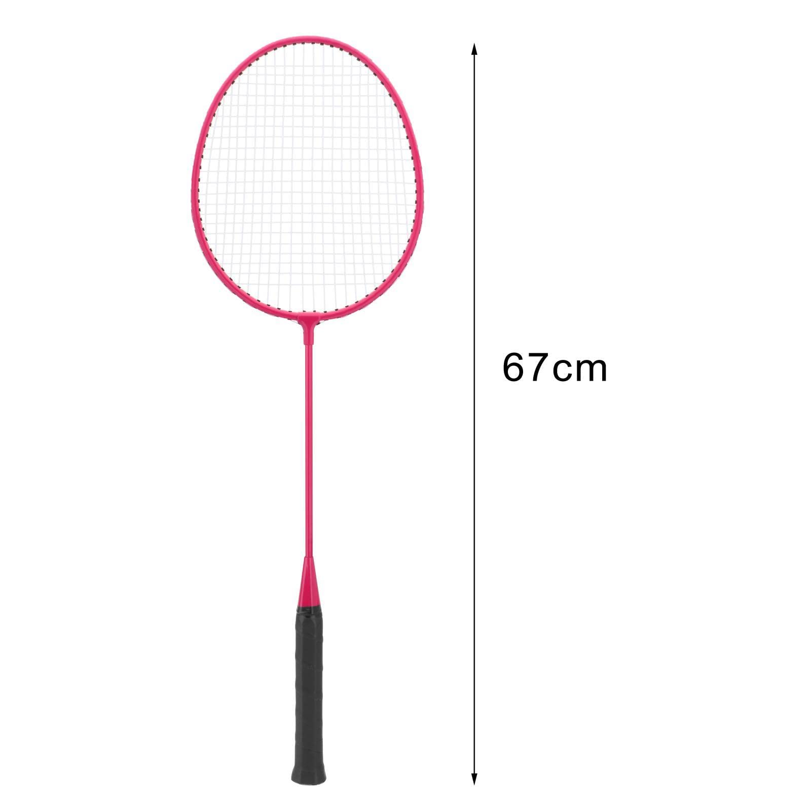 Set di Racchette da Badminton di con Volani E Racchetta da Tennis, Rosa
