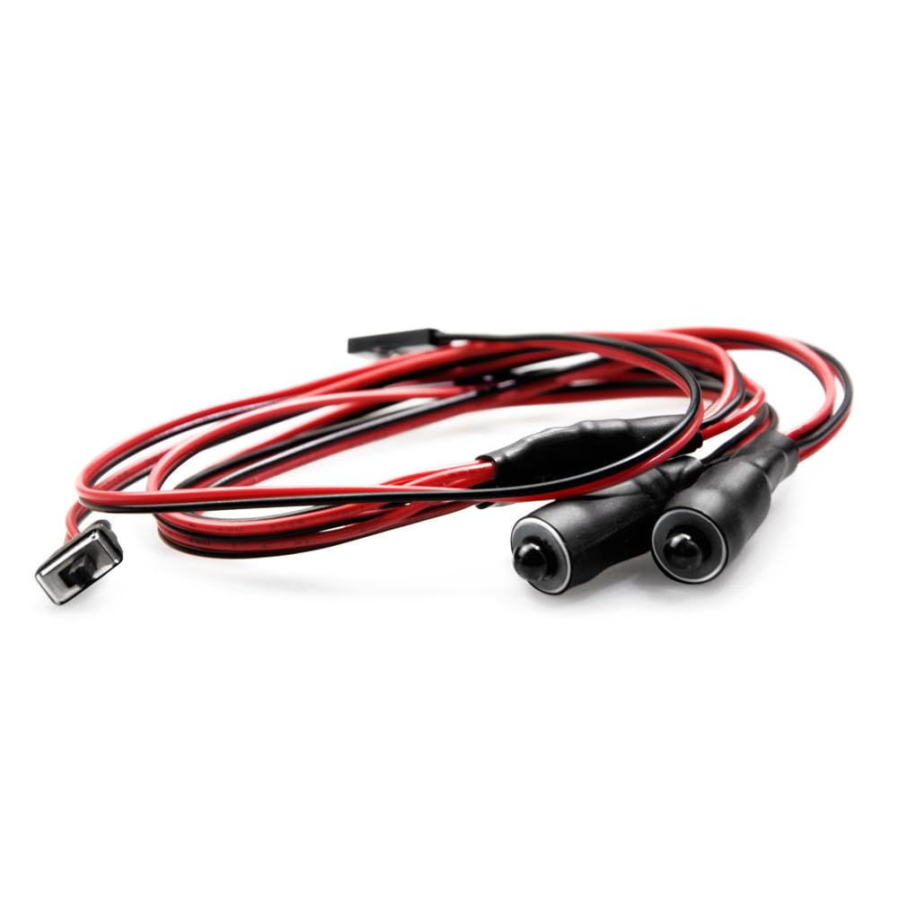 MORFUM RC Car 2 LEDs Angel Eyes & Demon Eyes LED Light Headlights 10mm Outer Diameter Lamp for 1/10 RC Model Car Crawler Truck Racing Car Headlamps (Inner Multicolor+Outer White)