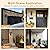 LamQee Outdoor Wall Lights Modern Exterior Lighting Fixtures, 3000K Integrated LED Outdoor Wall Sconce Lighting 2 Packs, Matte Black Outside Wall Mount Lights for House Front Door Porch Garage Patio