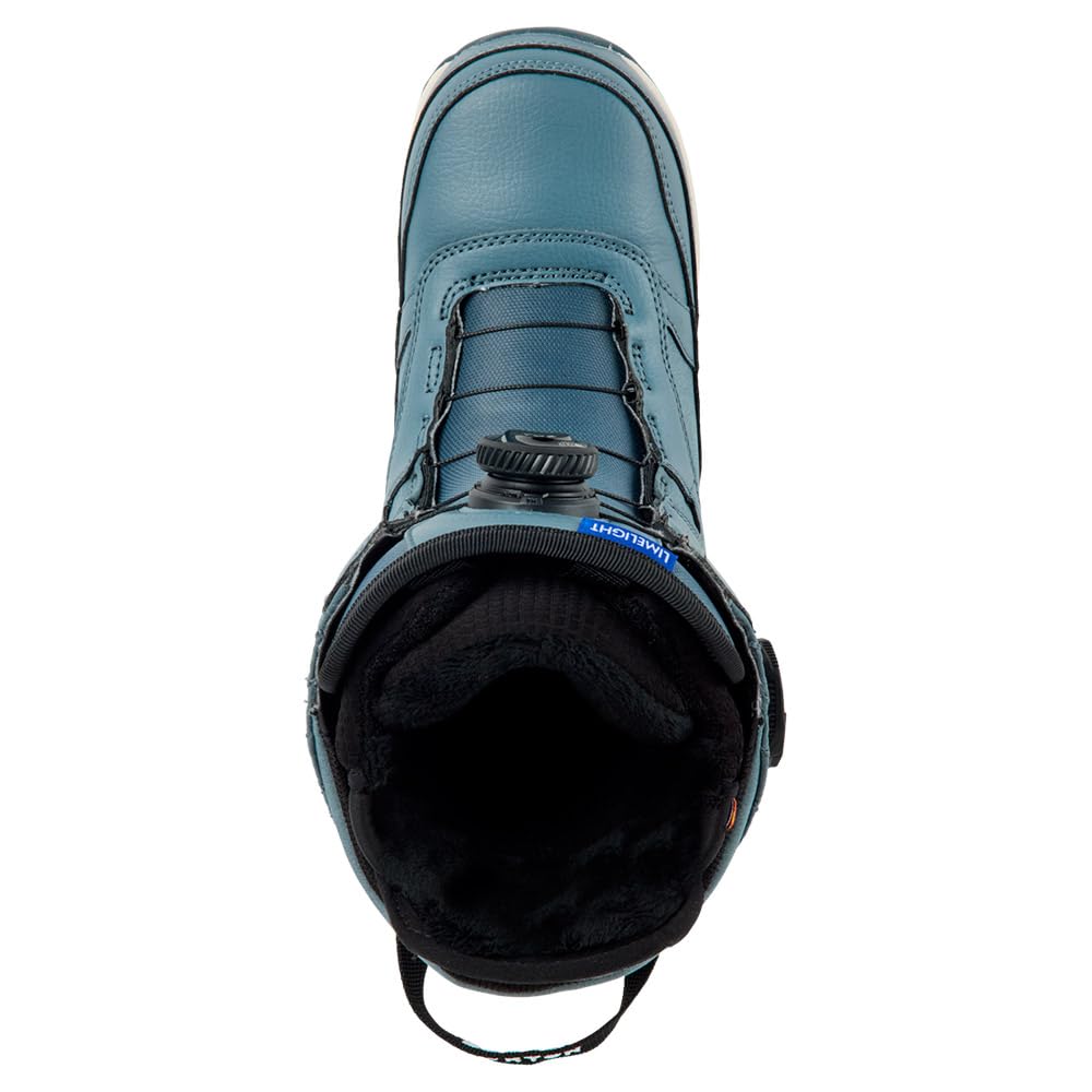 Burton – Botas de snowboard Limelight Boa Regular Pewter para mujer, talla 41,5, color azul