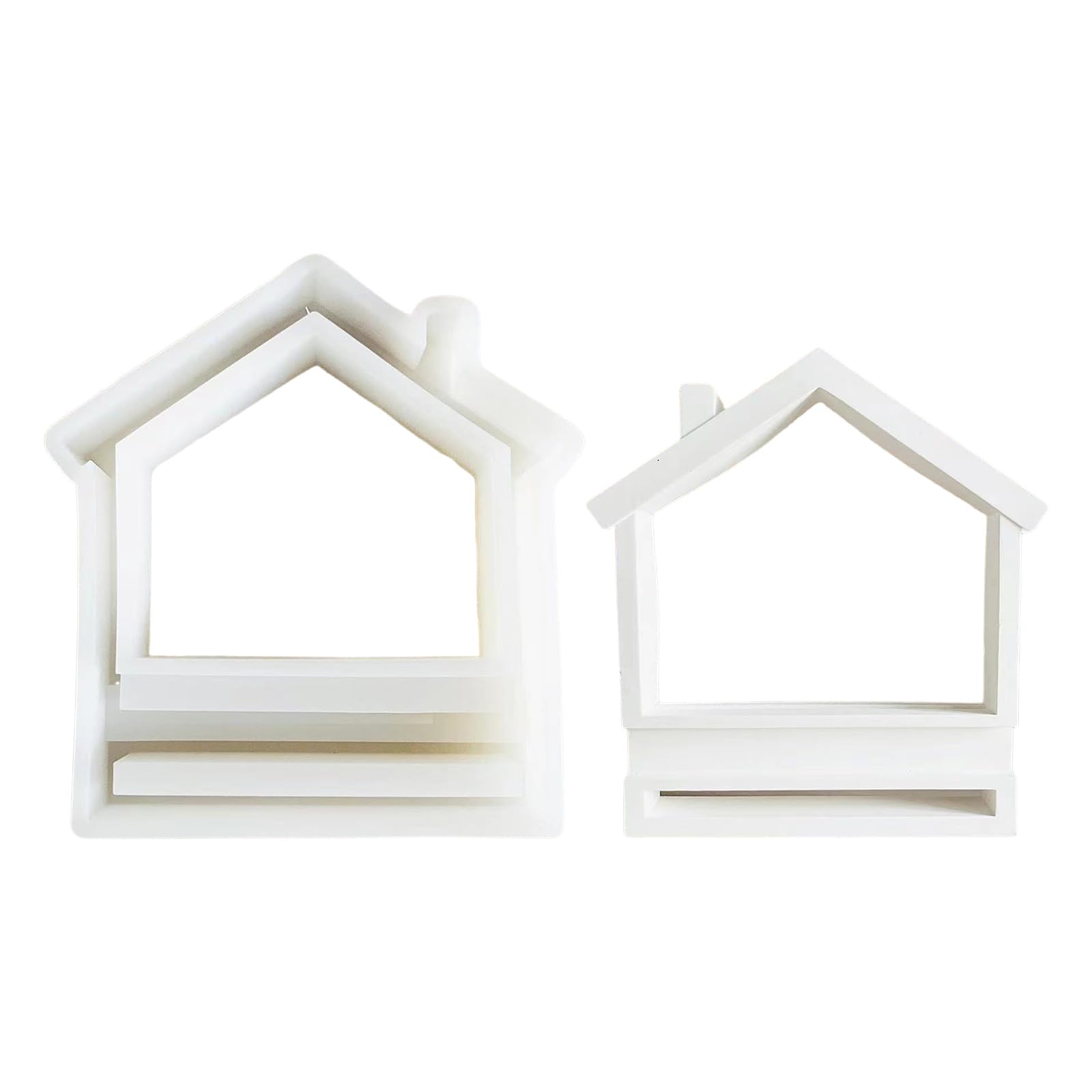 Molde de silicona multiusos para la base de la casa, molde de silicona con base transparente para detallar la casa para diseñadores