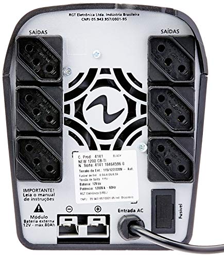 Nobreak Easy Way 1200VA – CB-TI – Line Interactive - Ragtech 4141 (Conect.Bateria)