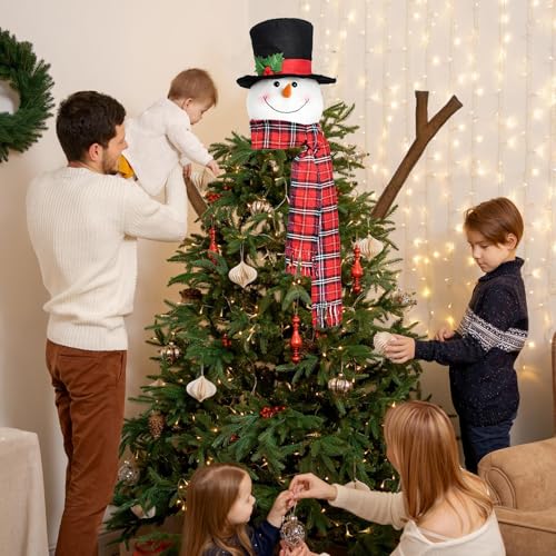 Adorno para árbol de Navidad con muñeco de nieve para revivir la magia de las fiestas 3