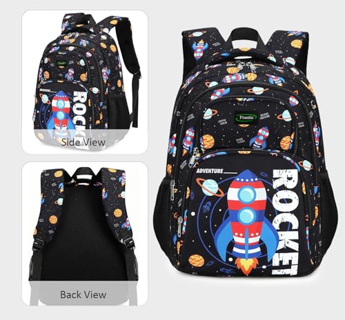 Image of Frantic Waterproof Polyester 26 L School Backpack School Bag Daypack Picnic Bag For Boys & Girl(4Zipper Parent)