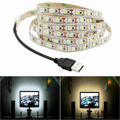 Tira LED adhesiva flexible blanca 30 cm 18 LEDs miniatura 2