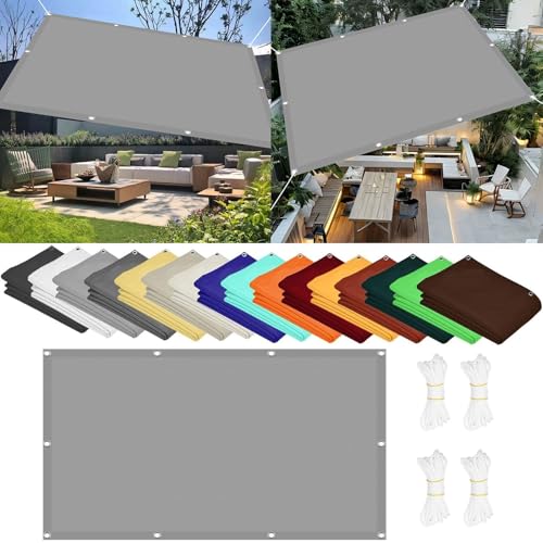 Voile d'ombrage rectangle pour terrasse et salon de jardin