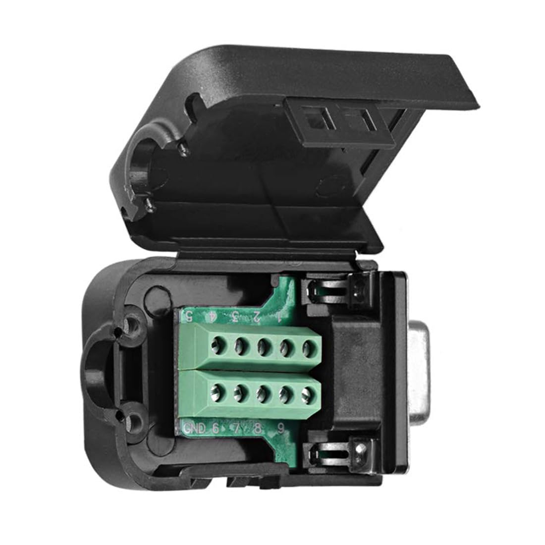 TA-VIGOR D-Sub DB9 Breakout Board Connector 9 Pin 2 Row RS232 Solderless Terminal Block Female Adapter with Screws for CNC Machine PC Printer - Image 3