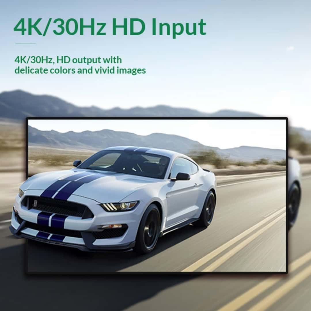 Capture vidéo HDMI 3.0 TC Port 4K @ 30 Hz à 1080p @ 60 Hz