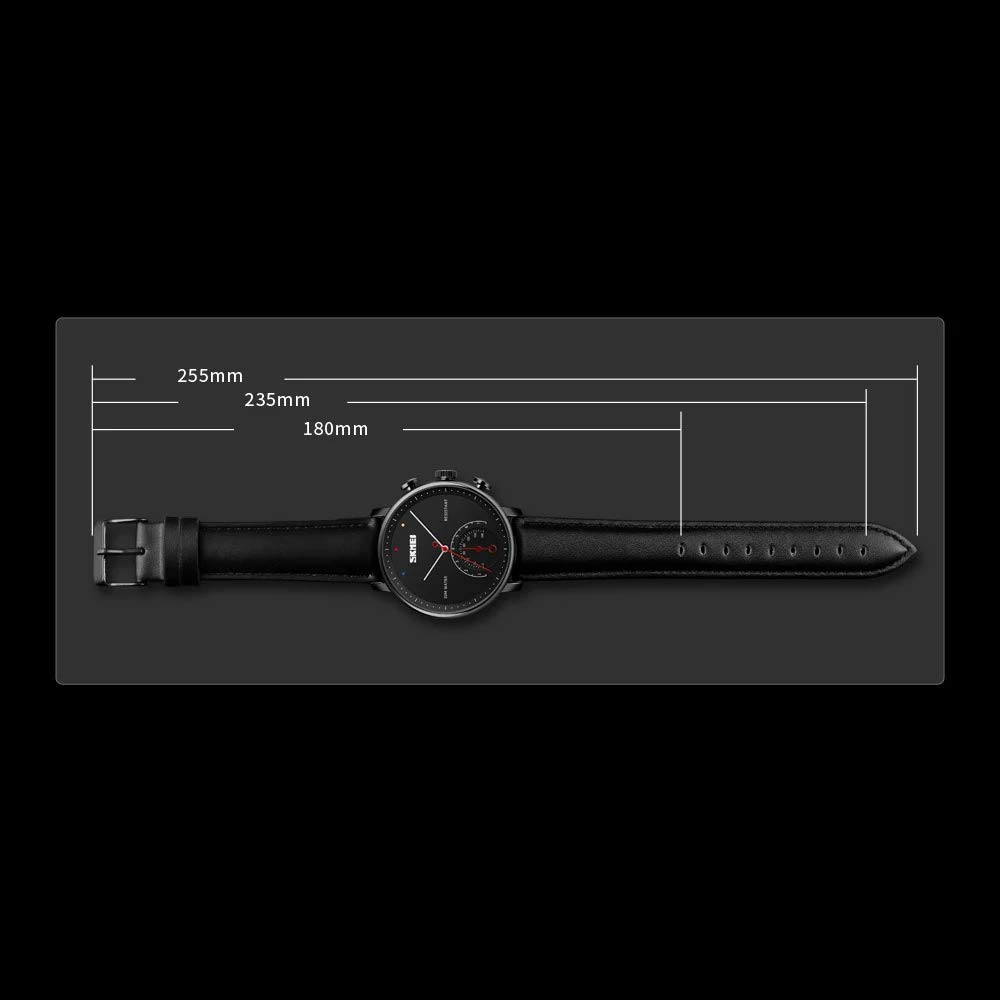 MASTOP Reloj de cuarzo para hombre, ultrafino, impermeable, analógico, de negocios, clásico