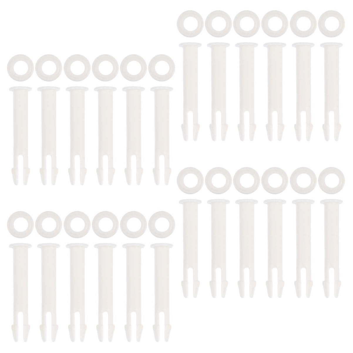 Happyyami 48piezas Conector De Plástico para Marco De Piscina Desmontable Repuesto De Pin para Accesorios De Instalación Sin Herramientas