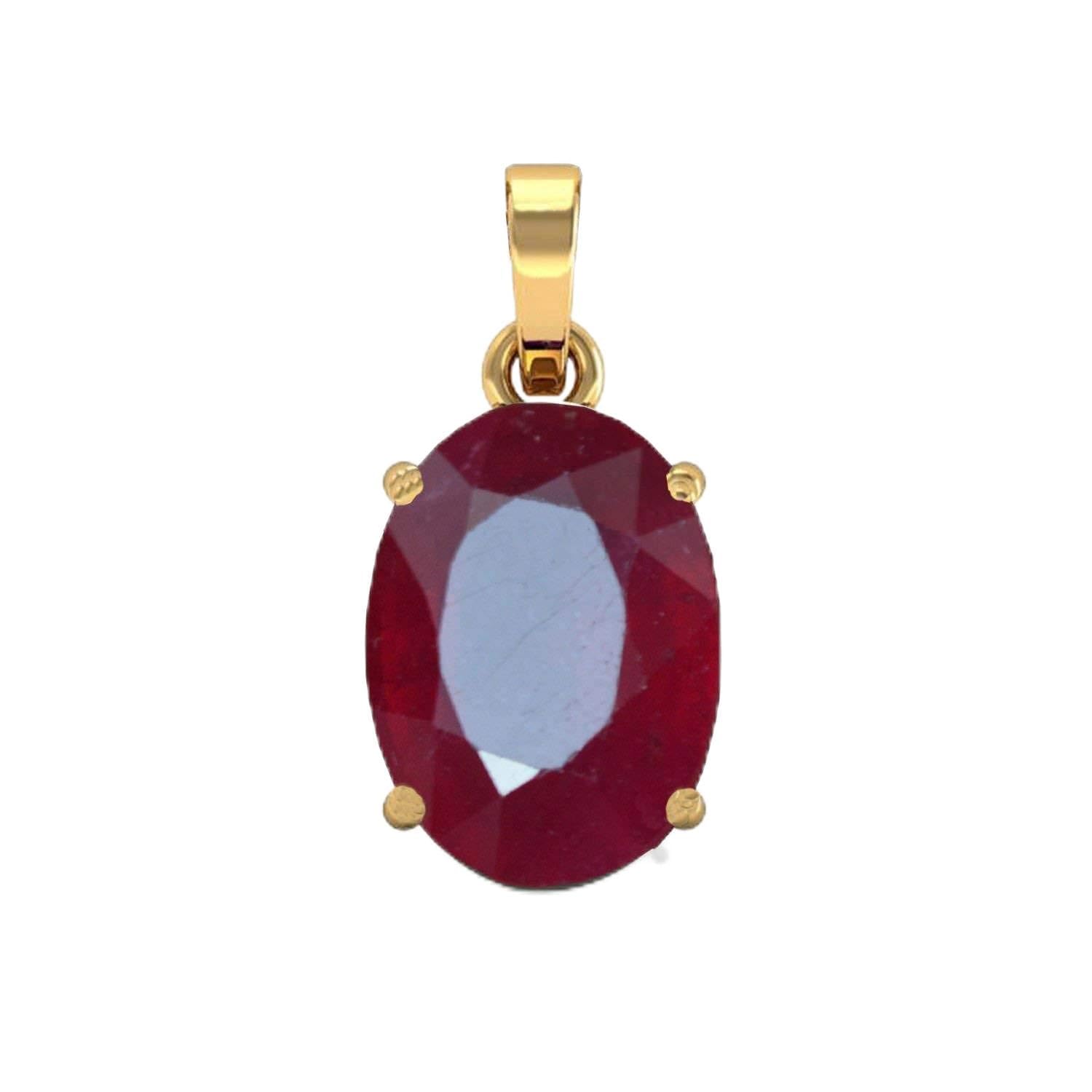 jagdamba gems Certified Unheated Untreatet 6.25 Ratti 5.55 Carat A+ Quality Natural Burma Ruby Manik Gemstone pandend for Women's and Men's-picture-27