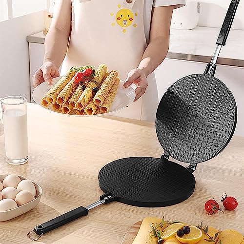Cône d'oeuf croustillant et gaufrier double face pour support de collation - 4