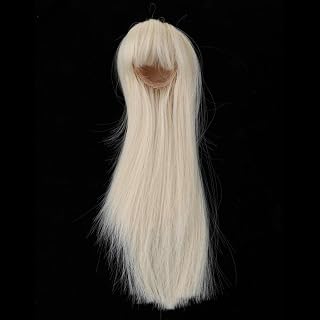 CALANDIS™ 1/4 BJD Full Wigs Long Straight Synthetic Hair for Dollfie DIY Custom Golden | Mini, MSD | Dollfie & BJDs | by Brand, Company, Character | Dolls