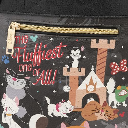 Image of Wondapop - Disney Cats 11 inch Vegan Leather Fashion Mini Backpack