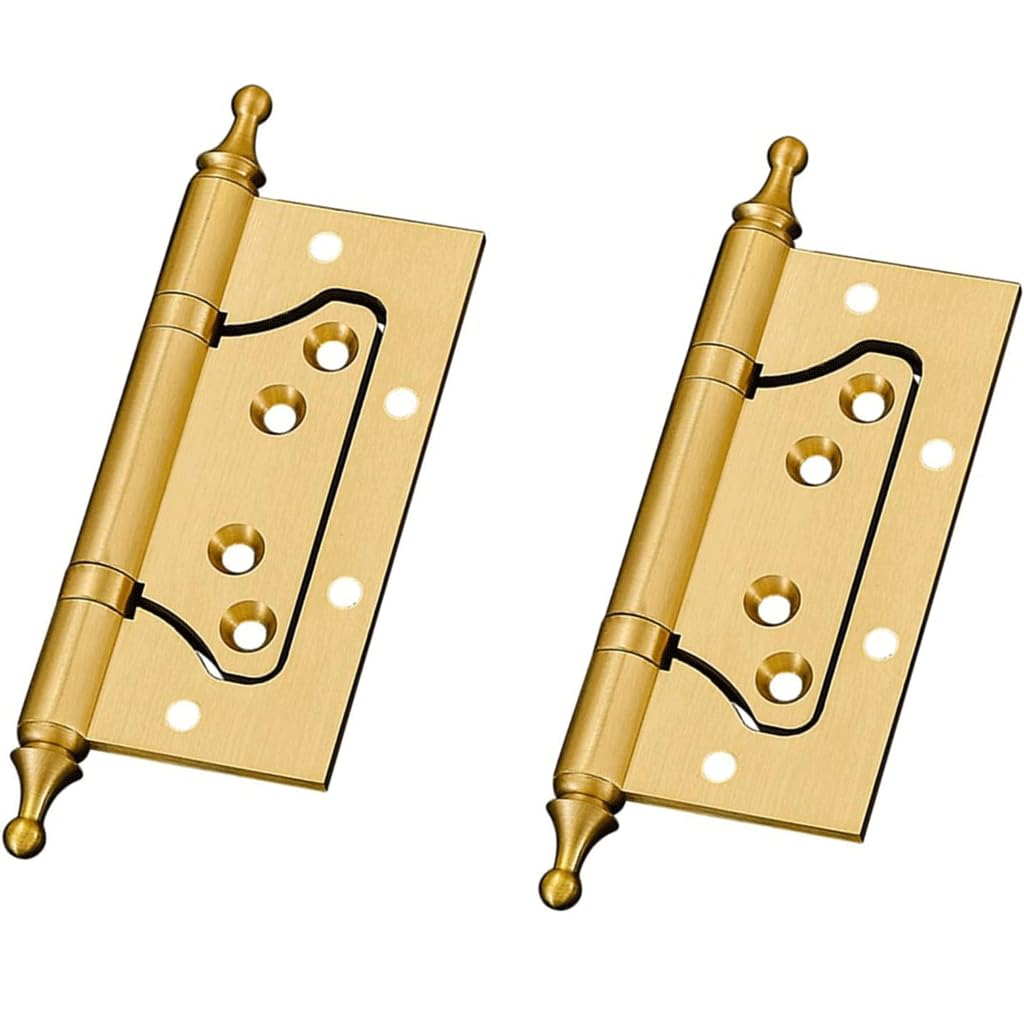 Charnière en acier inoxydable de grande taille pour porte en bois et quincaillerie