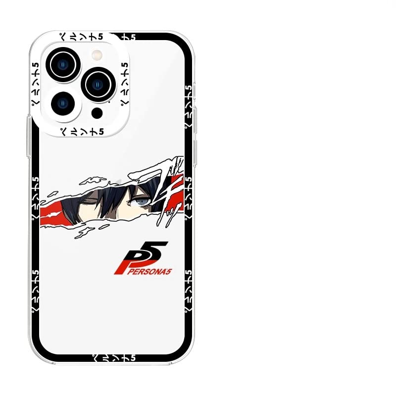ペルソナ5 ケース Amazon.co.jp: Guanpe ペルソナ 5 漫画高級電話ケース For