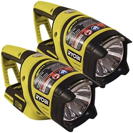 Ryobi P704 (Two Pack) 18-Volt One Plus Lithium Ion Work Light (Battery and Charger Not Included)