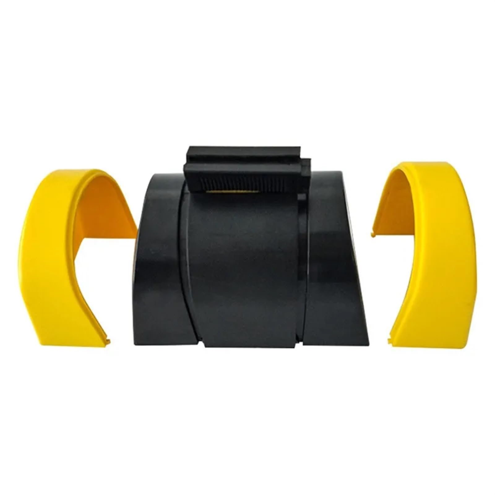Cinta Balizamiento Montado En Pared Barrera de cinta retráctil montaje en pared fija con caja ABS y cinturón precaución a rayas for barrera control multitudes zonas separadas para Aeropuertos(10m)
